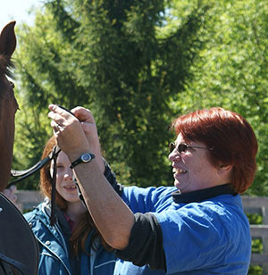 Laurie Blake of Oro-Medonte, ON has been named the Dressage Volunteer of the Month for October for her incredible contributions as the Regional Discipline Chair for Dressage in Central Ontario Region (COR) Pony Club. Photo courtesy of Kaitlyn Henderson