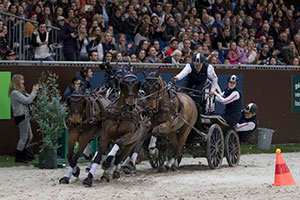 Boyd Exell (AUS) won the CAI-W Geneva for the 9th consecutive time. Photo by FEI /Dirk Caremans