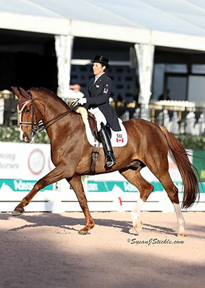 Christilot Boylen and Drentano took third in the FEI Grand Prix Special CDI-W at the Adequan® Global Dressage Festival . Photo by SusanJStickle