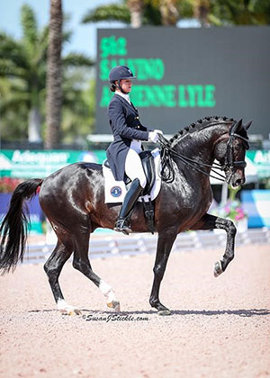 Adrienne Lyle and Salvino won the FEI Grand Prix Special CDI 3* at the Adequan® Global Dressage Festival. Photo by Susan J Stickle