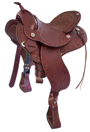 The 'Devin' Western/Trail Saddle by Schleese Saddlery.
