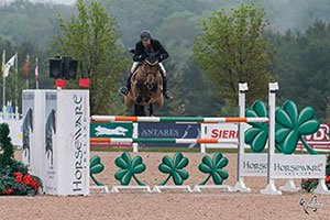 Ian Millar and Dixson topped an eight-horse jump-off to win the $50,000 CSI2* Jumper Classic, presented by Horseware, on Sunday, May 21, at the Caledon Equestrian Park in Caledon, ON. Photo by Ben Radvanyi Photography