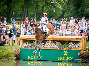 Selena O’Hanlon was Canada’s top-placed athlete aboard Foxwood High at the renowned Rolex Kentucky Three-Day Event, held April 26-29, 2017 in Lexington, KY. Photo by Carla Duran for Shannon Brinkman Photography