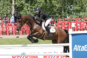 Tiffany Foster and Brighton won the AltaGas Cup at the Spruce Meadows Continental. Photo by Spruce Meadows Media Services