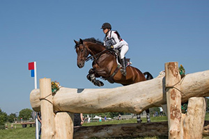 Jessica Phoenix and Pavarotti placed sixth in the Great Meadows International FEI Eventing Nations Cup™ CICO3*. Photo credit 22Gates.com
