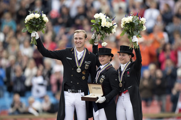 Thumbnail for Werth wins ferocious battle for Dressage Freestyle gold at Euros