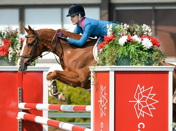 Portugal's Luciana Diniz won the TELUS Cup aboard Fit for Fun. Photo by Spruce Meadows Media Services