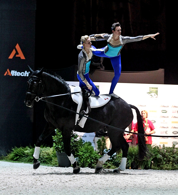 Jeanine and Angelique Van Der Sluijs competing at the Alltech FEI World Equestrian Games™ 2014.