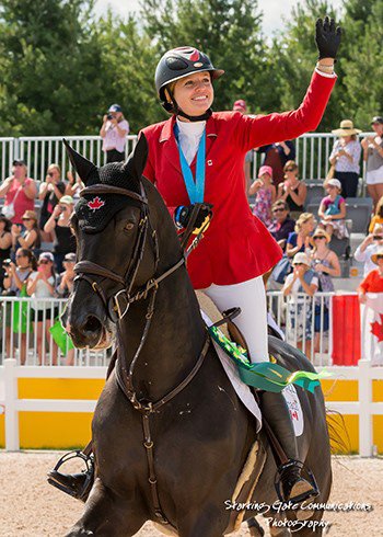 Two-time Canadian Olympian Tiffany Foster has launched her own training and sales business, Little Creek Equestrian, in conjunction with her sporting career with Artisan Farms. Photo by Starting Gate Communications