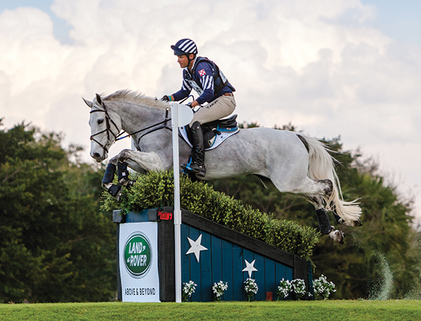 Boyd Martin riding Welcome Shadow, winners of the 2017 Land Rover Wellington Eventing Showcase in Wellington, FL. The event has been cancelled for 2018.
