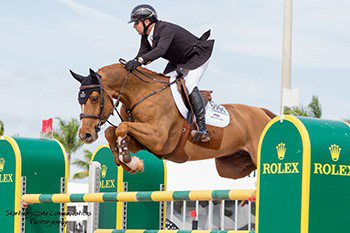 Eric Lamaze and Chacco Kid earned back-to-back $35,000 Equinimity WEF Challenge Cup wins on January 25 at the Winter Equestrian Festival in Wellington, FL. Photo by Starting Gate Communications