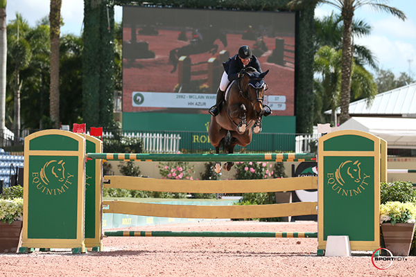 McLain Ward and HH Azur Top $132,000 Equinimity WEF Challenge Cup Round 5 at 2018 WEF. Photo by Sportfot