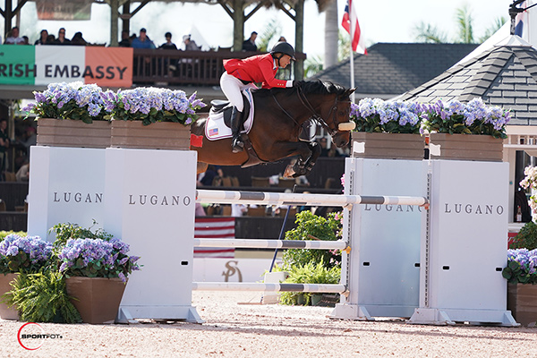 Beezie Madden and Breitling LS won the 205,000 CSIO4* Grand Prix at the Winter Equestrian Festival. Photo by Sportfot