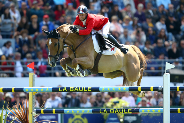 François Lamontagne of Saint Eustache, QC, riding Chanel du Calvaire had the best Canadian performance in the €200,000 Longines Nations’ Cup held Sunday, May 20, at CSIO5* La Baule, France.