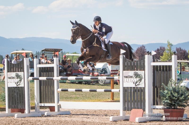 Frankie Thieriot Stutes won the CCI3* at The Event at Rebecca Farm, riding Chatwin. Photo by Shannon Brinkman Photography