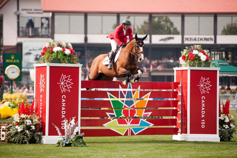 The top show jumpers in the world, including Eric Lamaze, will compete at the Spruce Meadows Masters.