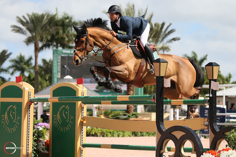 Daniel Bluman and Ladriano Z won the $134,000 Equinimity WEF Challenge Cup Round 7 at the Winter Equestrian Festival. Photo © Sportfot