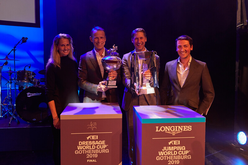 The draws for the Longines FEI Jumping World Cup™ and FEI Dressage World Cup™ Finals 2019 was held at the Lorensberg Theatre.