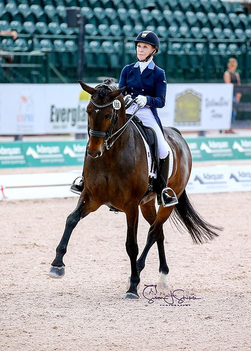 Thumbnail for Betsy Steiner Wins FEI Intermediaire-1 Freestyle CDI3* at AGDF