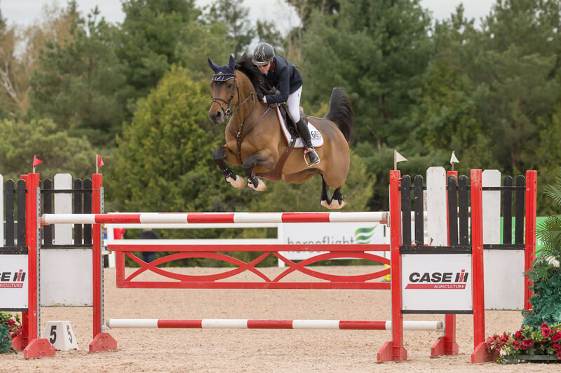 Canadian Olympian Beth Underhill riding Count Me In won the $36,500 CSI2* Open Welcome, presented by RAM Equestrian, and the $72,000 CSI2* Grand Prix, presented by CASE IH, at the CSI2* Caledon National.