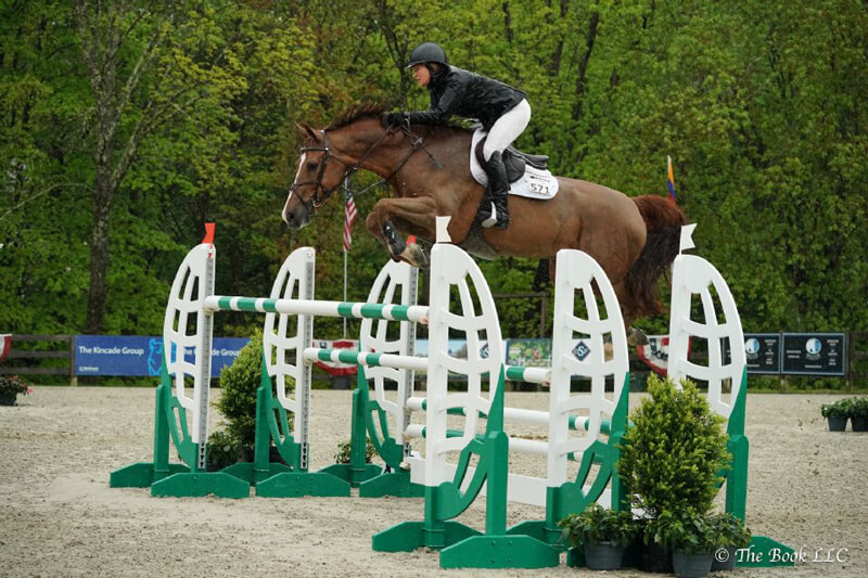 Beezie Madden won the $50,000 Old Salem Farm Grand Prix CSI2*, presented by The Kincade Group, riding Garant on Sunday, May 12, during the 2019 Old Salem Farm Spring Horse Shows at Old Salem Farm in North Salem, NY. Photo by The Book