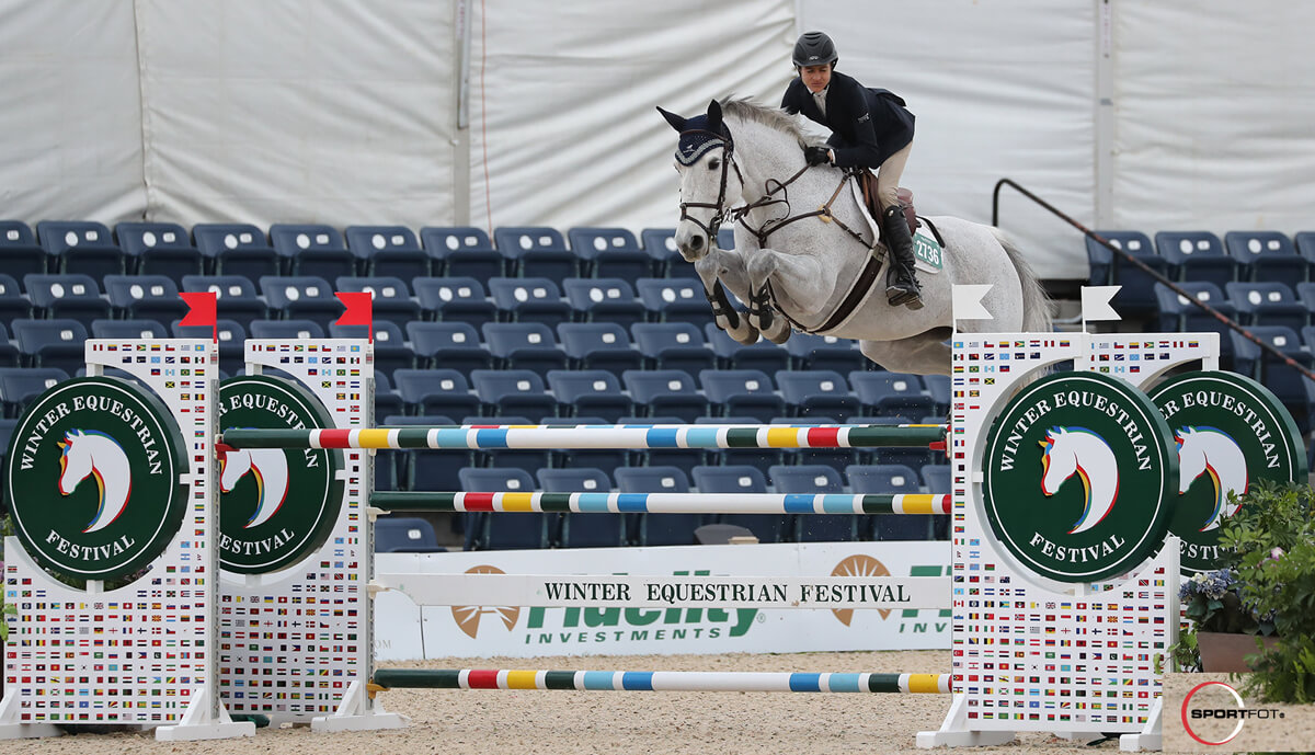 Thumbnail for Laura Chapot packs one-two punch in Bainbridge Jumper Speed Challenge at WEF