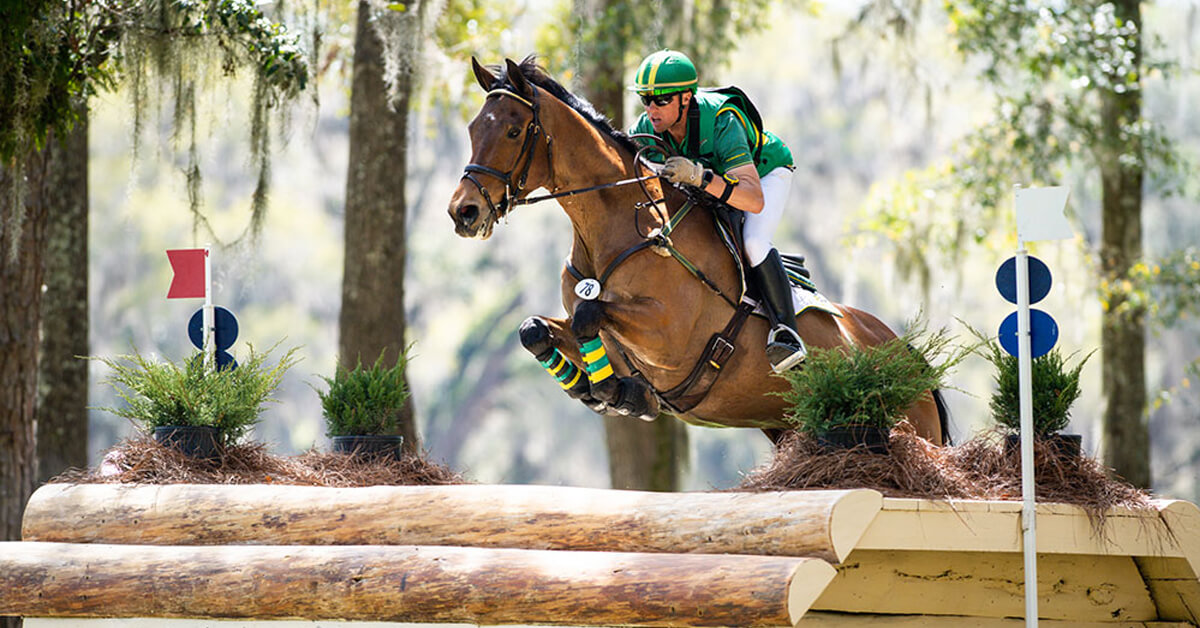 Karl Slezak of Tottenham, ON, and Fernhill Wishes at The Red Hills International Horse Trials, March 5-8, 2020, in Tallahassee, FL. (Shannon Brinkman)