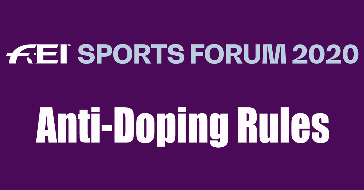 Thumbnail for FEI Announces Anti-Doping Rules Sessions Now Available Online