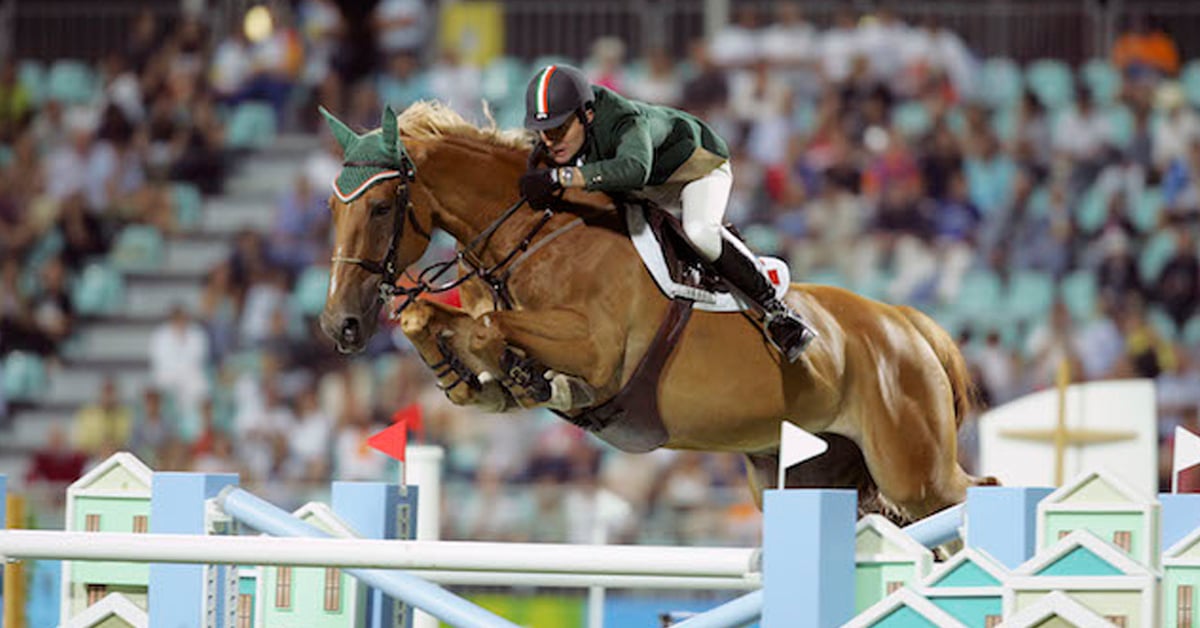 Kevin Babington and Carling King at the Olympic Games in Athens 2004. (Photo © Hippo Foto)