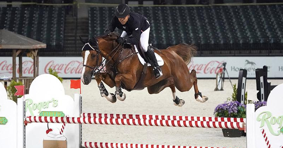 Thumbnail for Kent Farrington Secures Win in EquiSafe Global Grand Prix with Kaprice