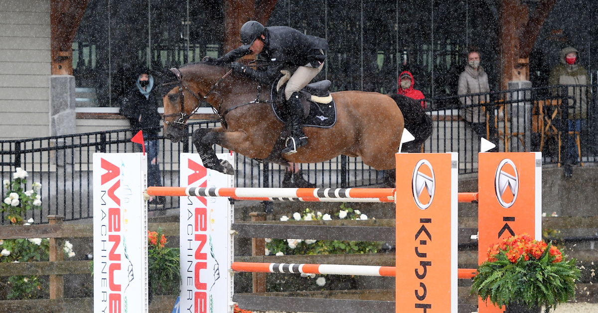 Kyle King (USA) & Dustin 254 win the $5,000 Kubota Welcome 1.45m at the Fort Festival. Photo by Totem Photographics/tbird