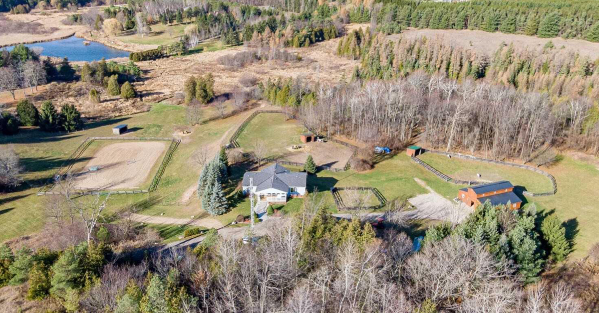 Thumbnail for $1,449,195 for a gorgeous 15-acre hobby farm in Mono, Ontario