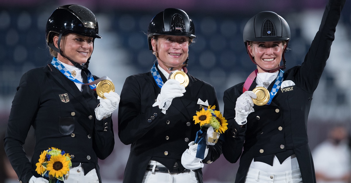 Thumbnail for Germany Tops the Podium in Dressage Team Final in Tokyo