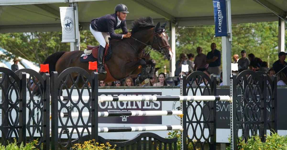 Thumbnail for Mario Deslauriers Wins Open Jumper Challenge at Hampton Classic