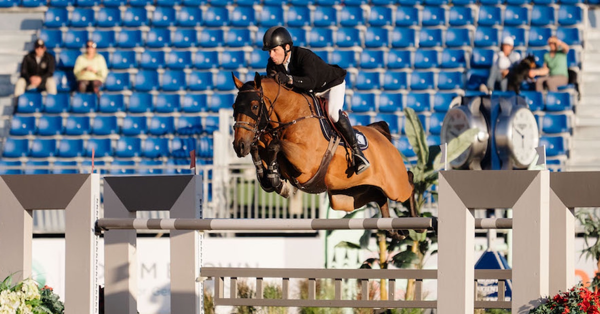 Thumbnail for Conor Swail Takes the $75,000 CSI4*-W Welcome