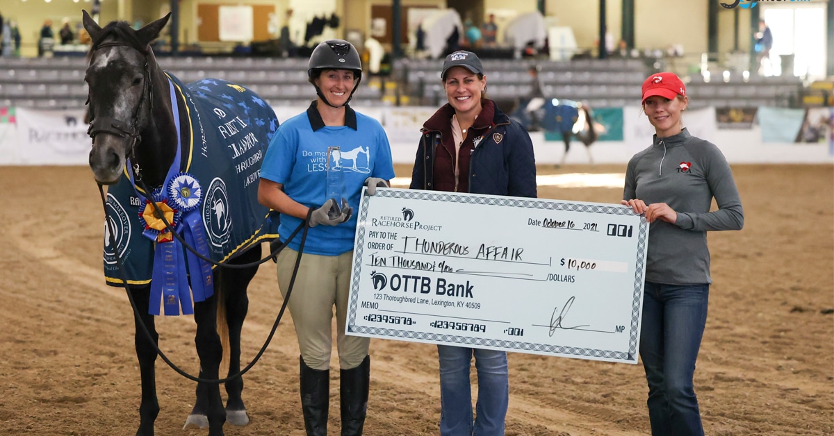 Thumbnail for Lindsey Partridge’s Thunderous Affair Wins TB Makeover Championship
