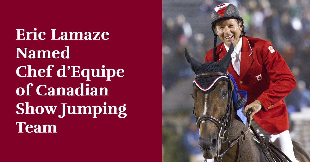 Thumbnail for Eric Lamaze Named Chef d’Équipe for Canadian Show Jumping Team