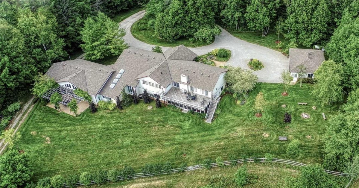 Thumbnail for $3,595,000 for a tranquil, private estate on nearly 50 acres in Caledon, ON