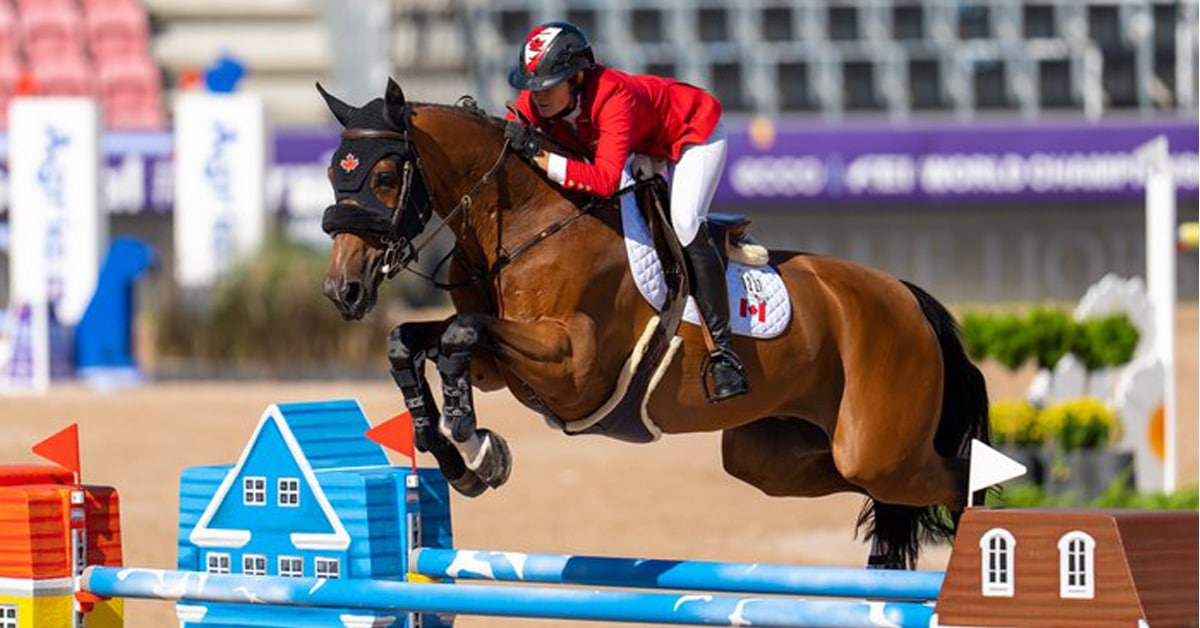Thumbnail for Canadian Jumpers Qualify for Final in Herning