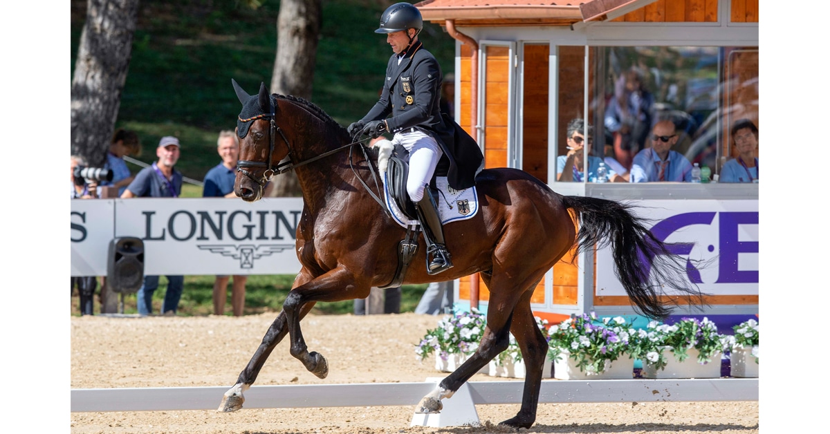 Thumbnail for Records Smashed as Great Britain, Jung Take Dressage Phase
