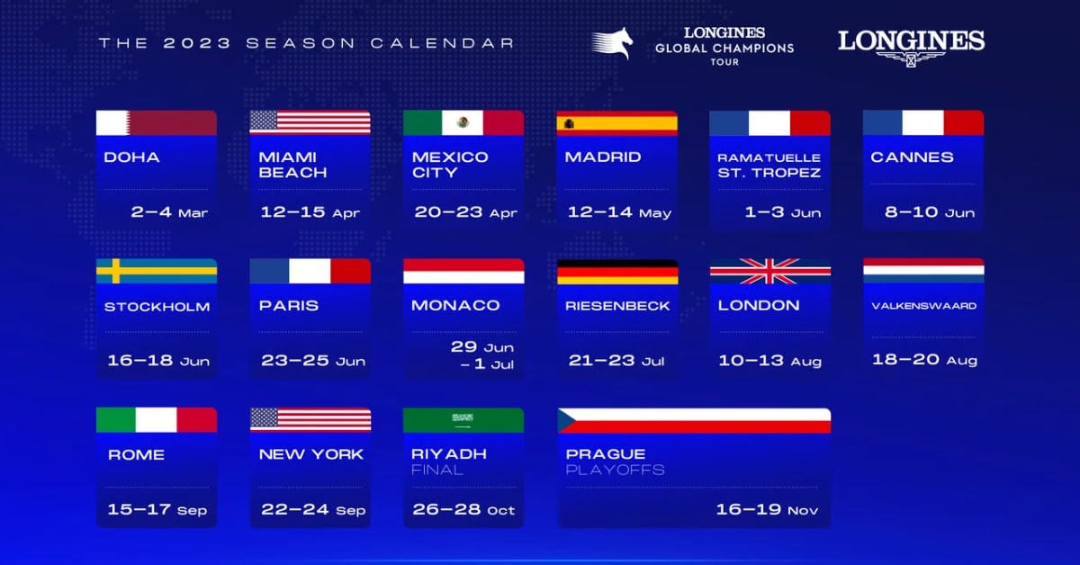 Thumbnail for Longines Global Champions Tour Announces 2023 Calendar