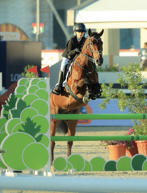 Canadian Jumping Star Shines in the UAE