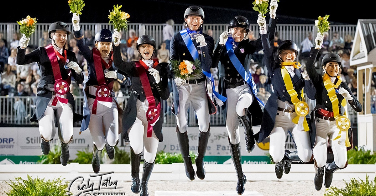 Thumbnail for Canadian U25 Dressage Team 3rd in Wellington Nations’ Cup