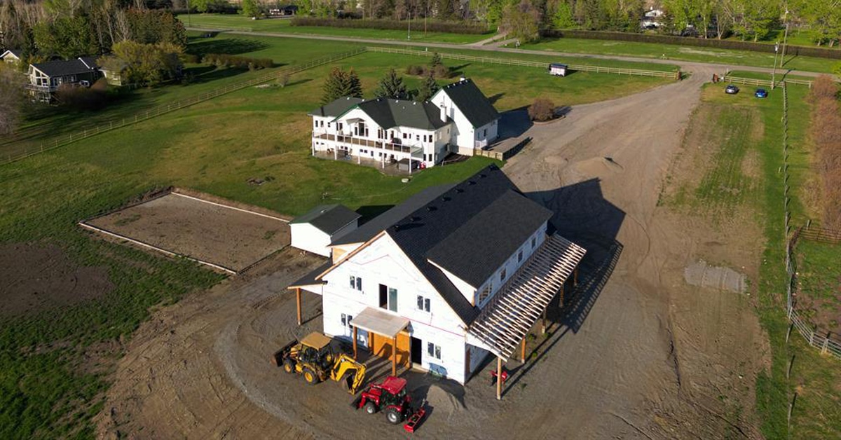 Thumbnail for $1,400,000 for a stunning home and ready-to-finish barn near Okotoks, AB