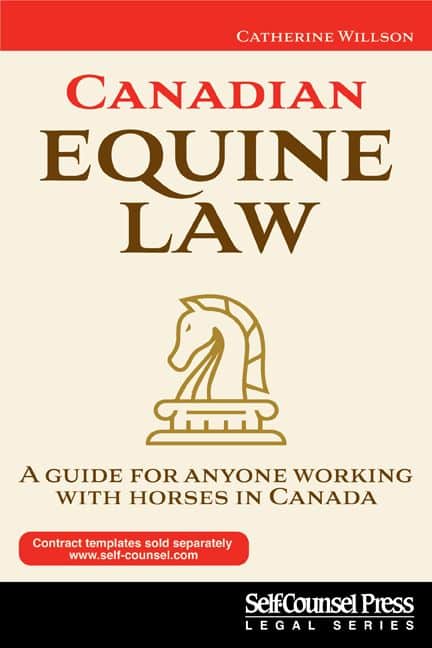 Book cover of Canadian Equine Law