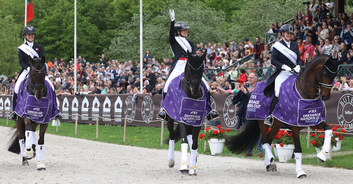 Thumbnail for Krüth Leads Denmark to Dressage Victory in France
