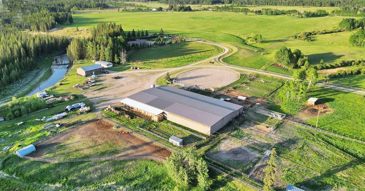 Thumbnail for $2,275,000 for a ranch for horse lovers, rodeo schools, or equestrian events in Sundre, AB
