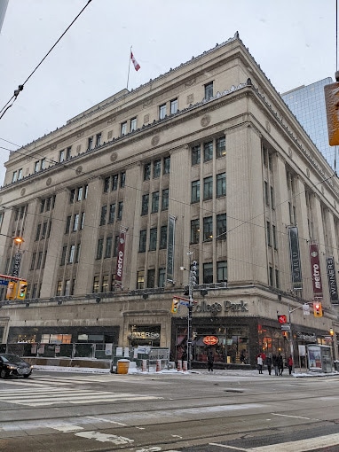 The old Eaton's building in Toronto.