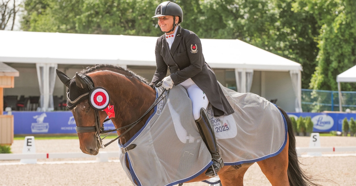 Thumbnail for New Equine Talent Sparkles at Caledon Dressage CDI3*