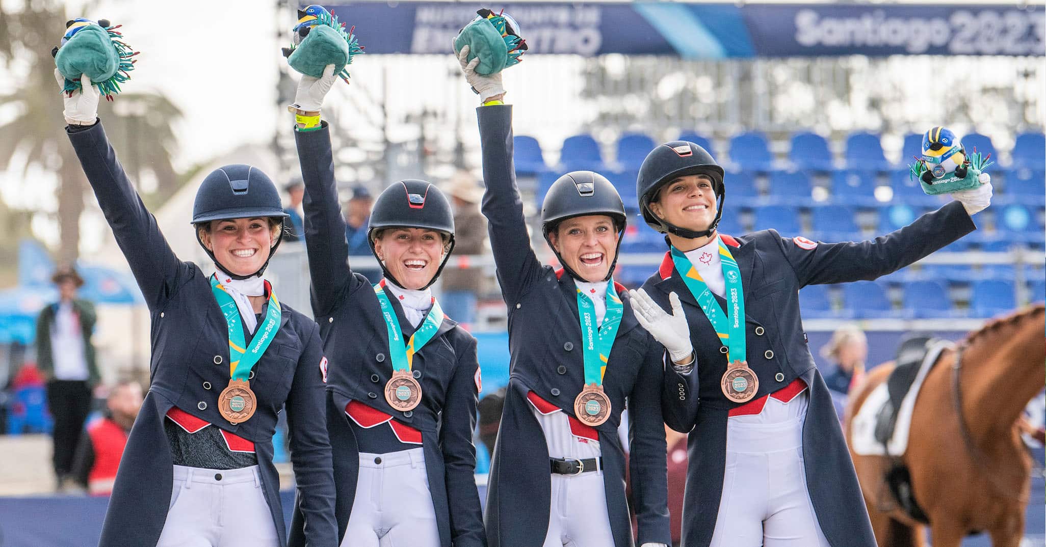 Thumbnail for Canadian Dressage Team Wins Bronze – and Ticket to 2024 Olympics